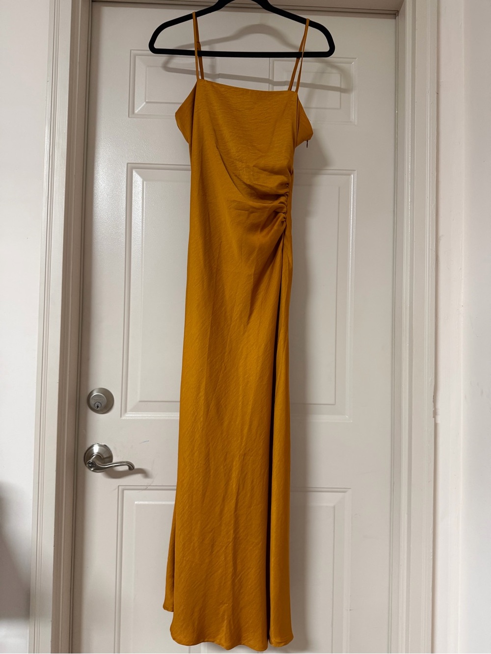 NWT House of Harlow 1960 Large Copper Rust Spaghetti Strap Maxi Dress